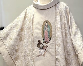Virgen De Guadalupe - Chasuble + Stole Set
