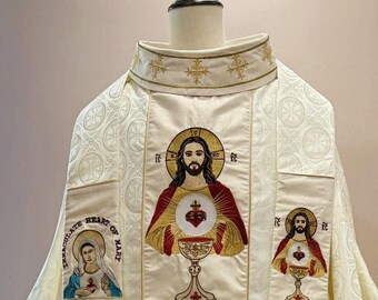 Sacred Heart  - Chasuble + Stole Set