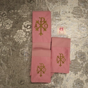ALPHA & OMEGA - Chi Rho -  Deacon Stole