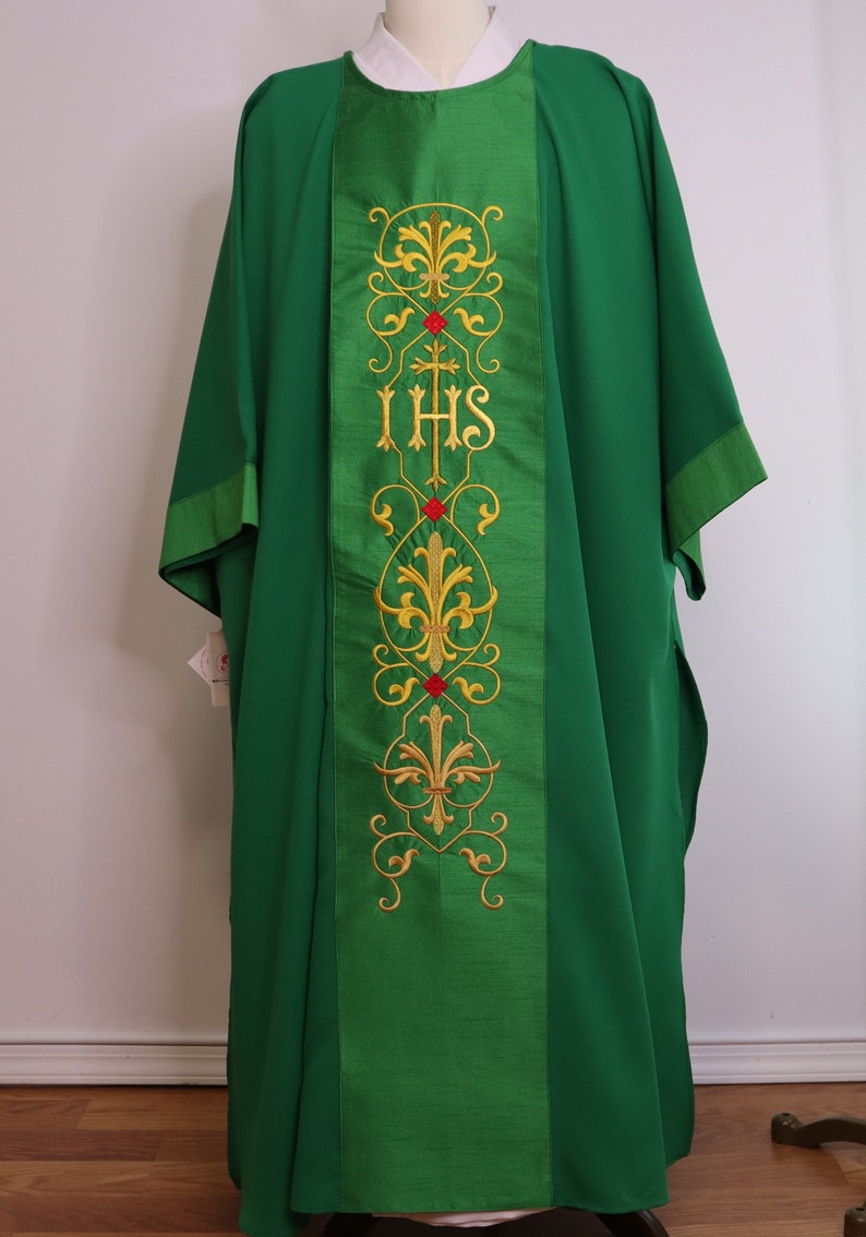 Liturgy Lettering JHS - Dalmatic & Stole Set. - Etsy
