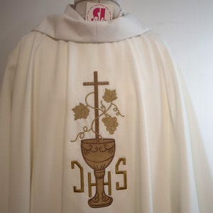 JHS Chalice - Chasuble and stole set