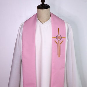 IHS - Holy Communion  Cross  - Priest Stole