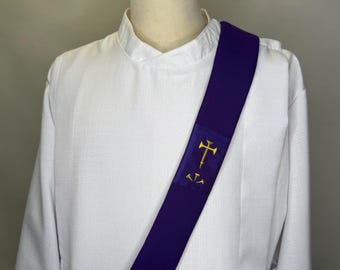 IRISH / CELTIC CROSS - Deacon Travel Stole