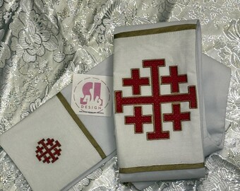 JERUSALEM CROSS - Deacon Stole