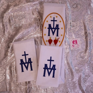 MARIAN MEDALLION - Deacon stole