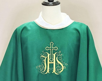 JHS - Chasuble and Stole Set