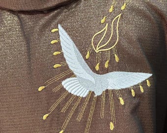 PENTECOST - HOLY SPIRIT - Chasuble + Stole Set.