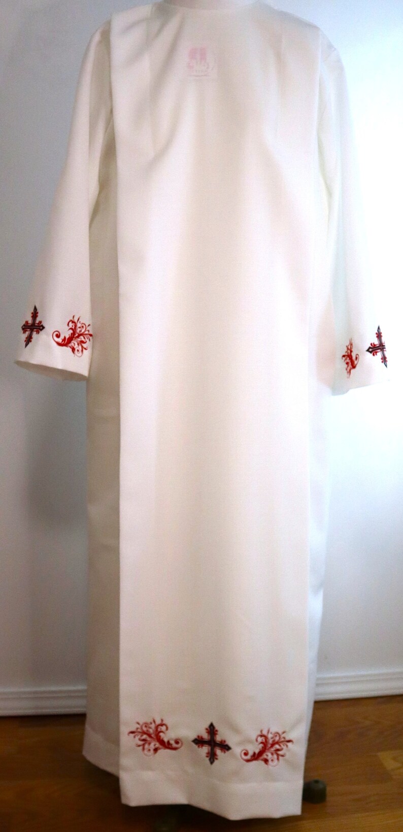 Cross Pic Robe Cross & Vines - ALB - Etsy