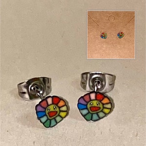 Takashi Murakami Earrings Etsy