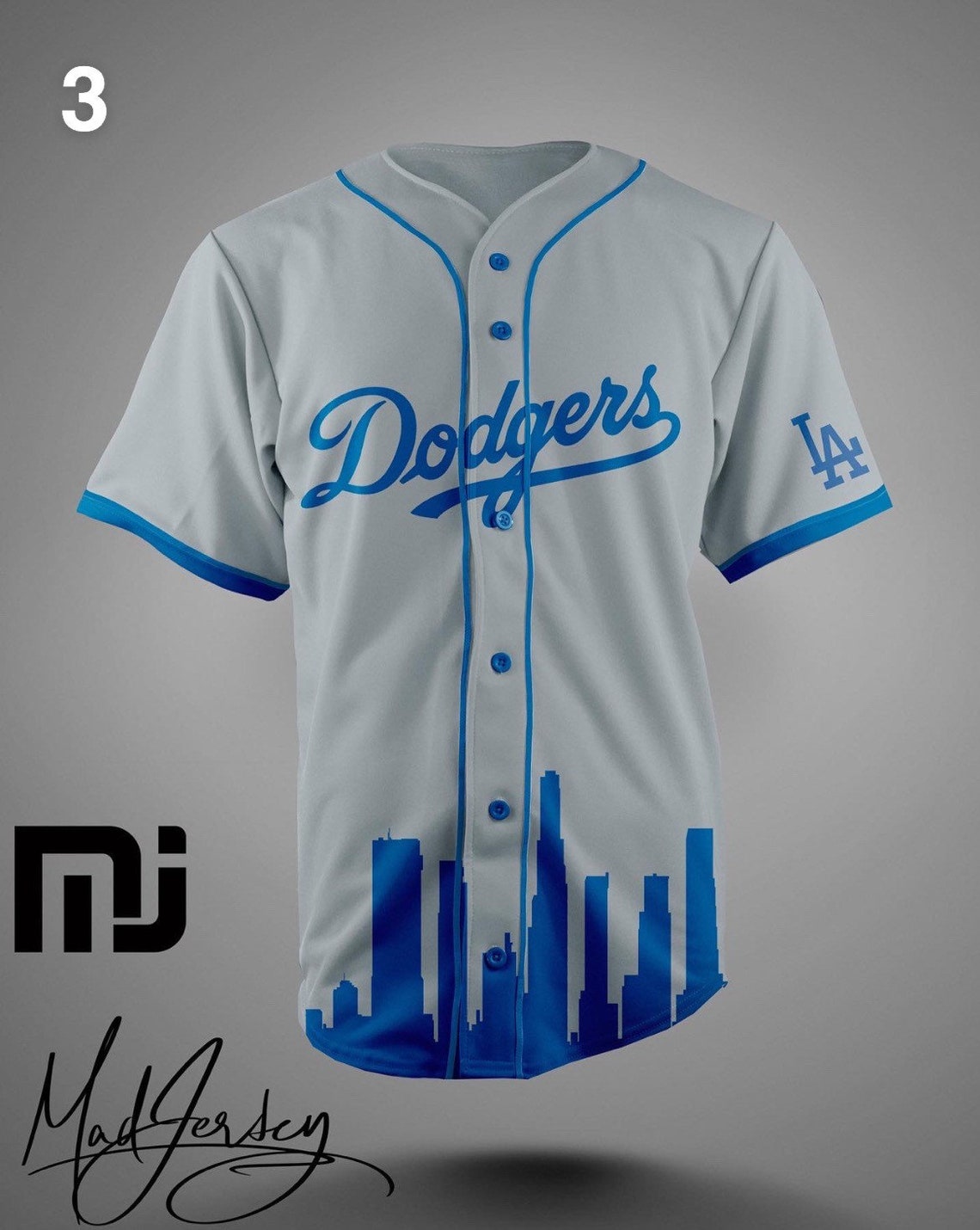 Los Angeles Dodgers Customizable Jersey Any Name. Any Etsy