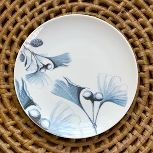 Gingko Leaves Salad/Dessert Plate