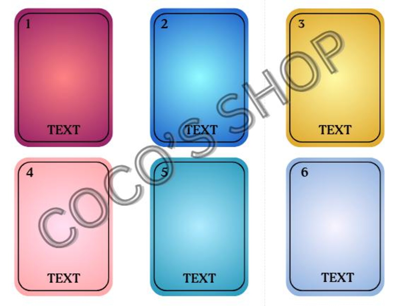 Build Your Own Loteria Loteria Cards and Boards Template With