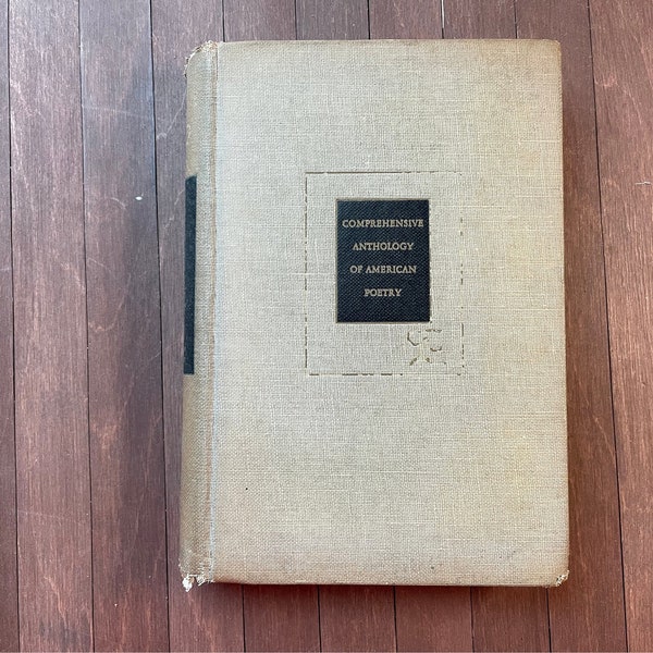 1944 | A Comprehensive Anthology of American Poetry | Conrad Aiken | The Modern Library | Vintage Book