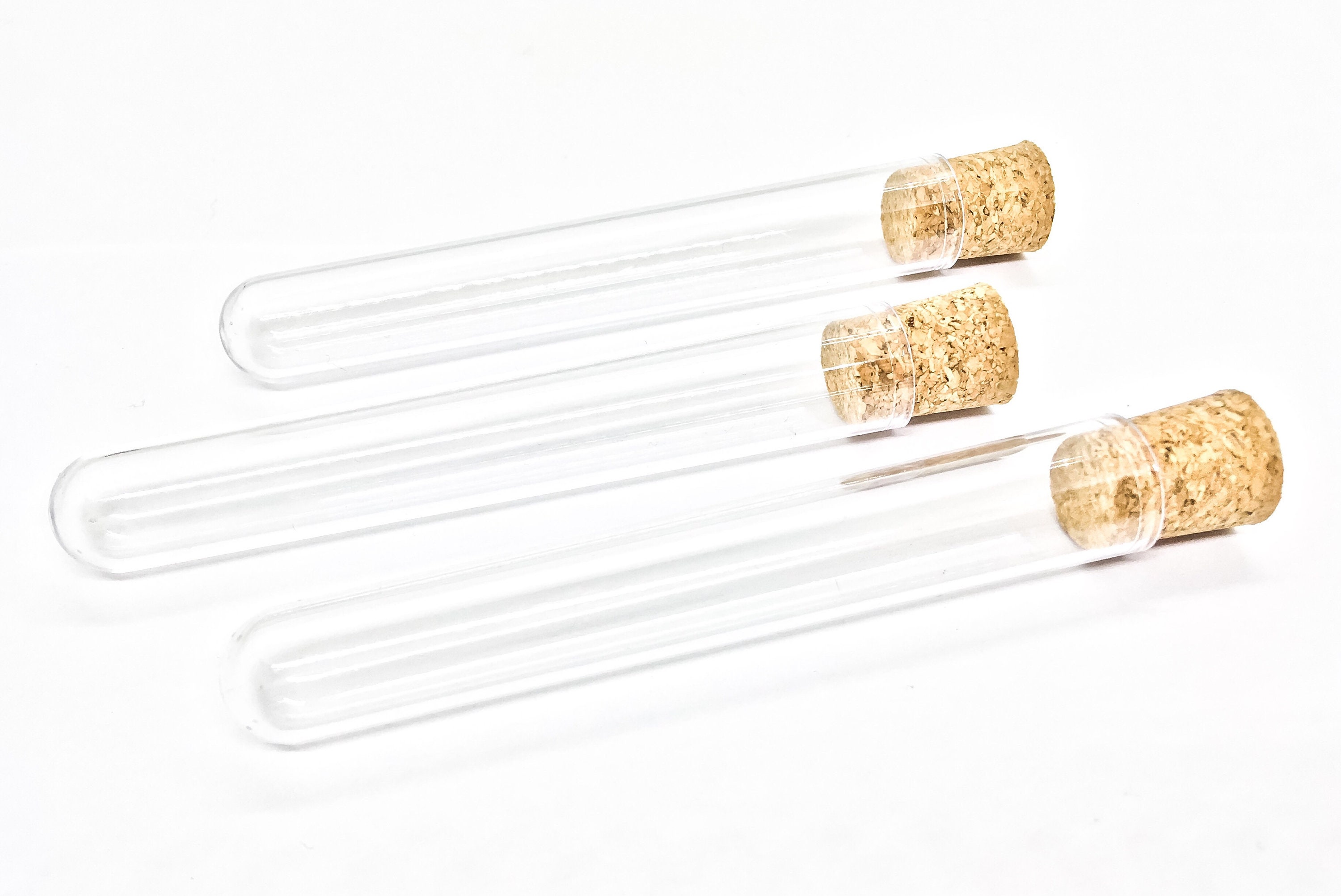50 X Test Tubes 16x100mm Natural Cork Stopper DIY Wedding Gift Etsy