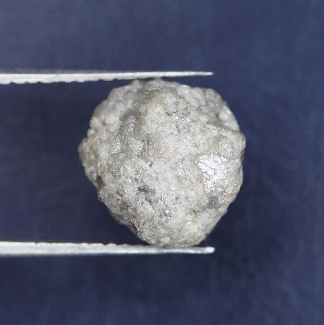7.55 CT Natural Loose Rough Uncut Diamond Grey Color Raw Irregular ...