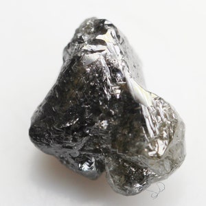 1.88 CT 8.7 X 6.4 MM Rough Diamond Uncut Diamond Raw Diamond Natural Diamond Light Black Color Rough SG4248