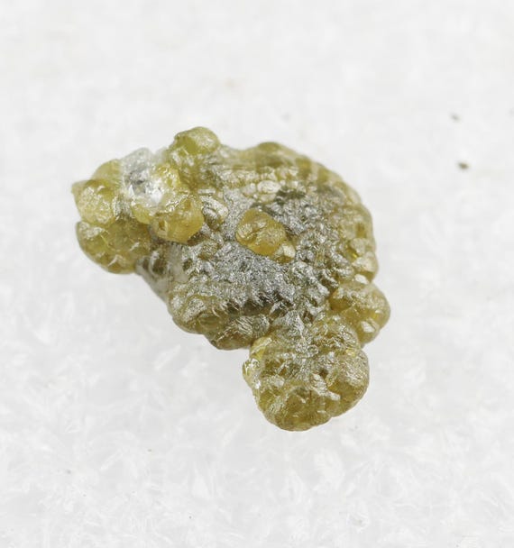 Diamant Brut Naturel Vert 1.45 Carats - Non Taillé, Origine Afrique Du Sud, Pour Collection