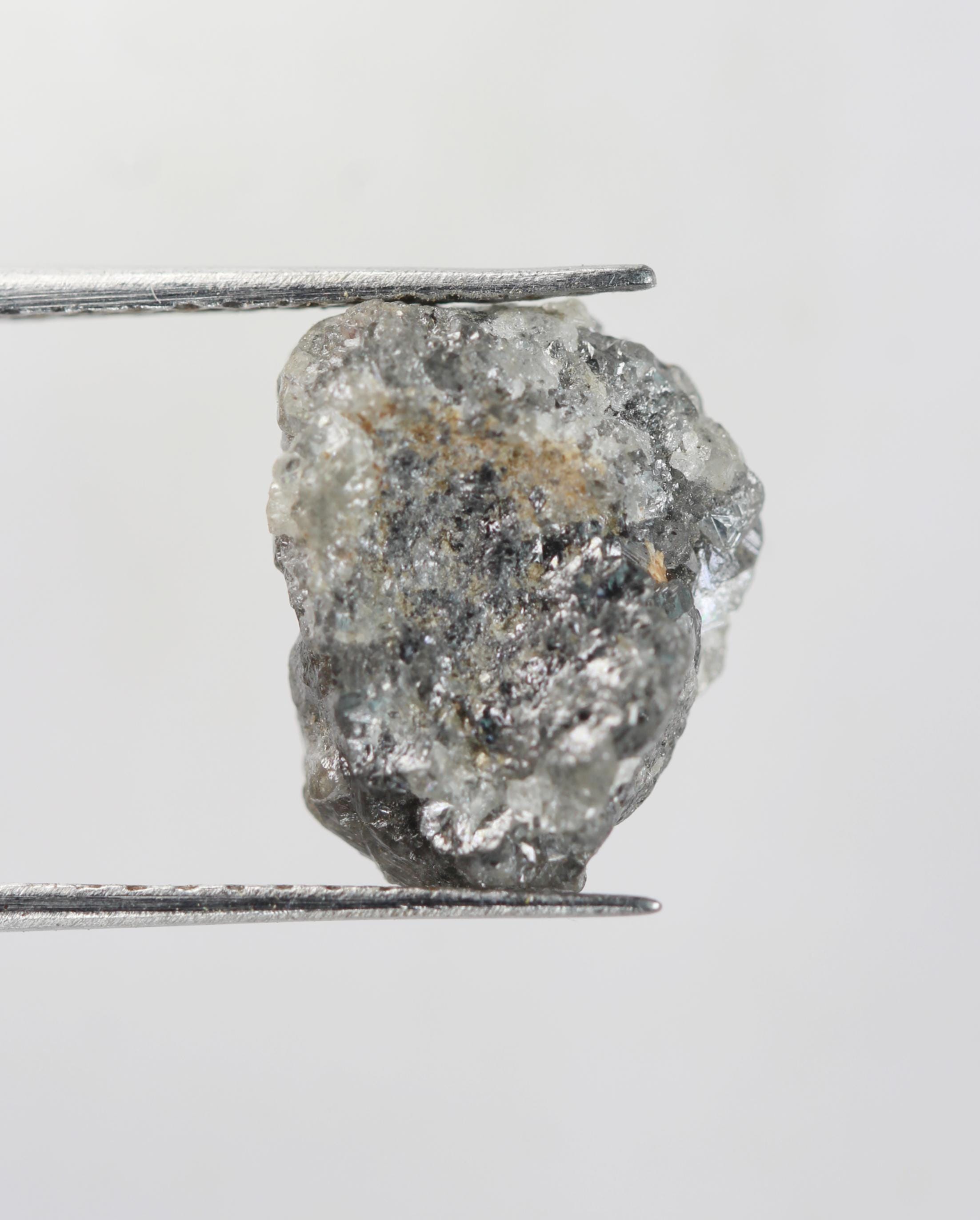 Diamants Bruts Naturels - 5,25 Carats, Gris-blanc, Non Taillés, Qualité Industrielle, Afrique Du Sud