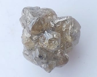 1,55 CT, surowy surowy diament naturalny luźny diament jasnobrązowy kolor nieoszlifowany diament do biżuterii