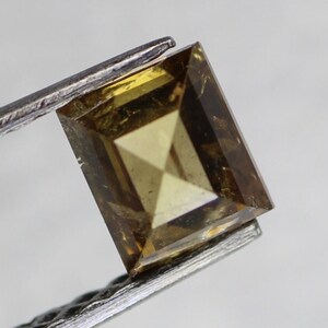 0.40 CT 4.0*3.5 MM Natural Loose Diamond Baguette Diamond Rectangular shape Salt and Pepper Diamond Fancy Brown color SG859