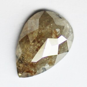 0.84 CT,8.20*5.60MM,Pear Shape  Salt And Pepper Diamond Natural Loose Beautiful Diamond For Jewellery,Fancy Diamond ,SG2035