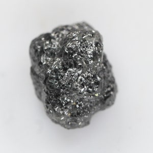 2.41 CT 8.6 X 6.0 MM Rough Diamond Uncut Diamond Raw Diamond Natural Diamond Black Color SG4254