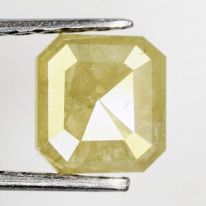 0.35 Ct Natural Loose Diamond, Emerald Diamond, Greenish Grey Diamond, Polished Diamond, Real Diamond, Rustic Diamond,Antique Diamond SG4443