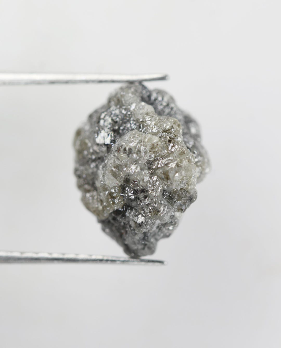 5.56 CT Natural Loose Rough Uncut Diamond Grey Color Raw Irregular ...