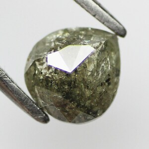 1.03 CT,7.20 x 6.55 MM, Forma di pera di sale e carta Diamanti sfaccettati minimi, gioielli anello di fidanzamento diamanti, diamanti miglior prezzo / SG6011