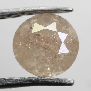 天然ルースダイヤモンド、ソルト＆ペッパーラウンドブリリアントカットダイヤモンド、0.37 CT 4.30 MM グレーカラーファインダイヤモンド、ラウンドダイヤモンドリング SG5399