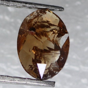 Natural Loose Diamond Oval Fancy Brown Color I2 Clarity 5.9 MM 0.45 Ct SG840