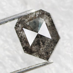 Natural Loose Diamond 0.75 CTW Beautiful Prism Shape Salt And Pepper Diamond 6.30 X 4.80 MM, SG141