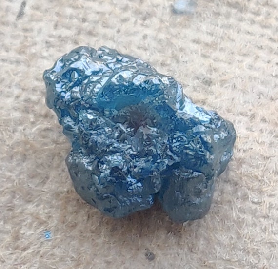 3.87 Carat Fancy Blue Color Rough Diamond Uncut Raw Diamond for