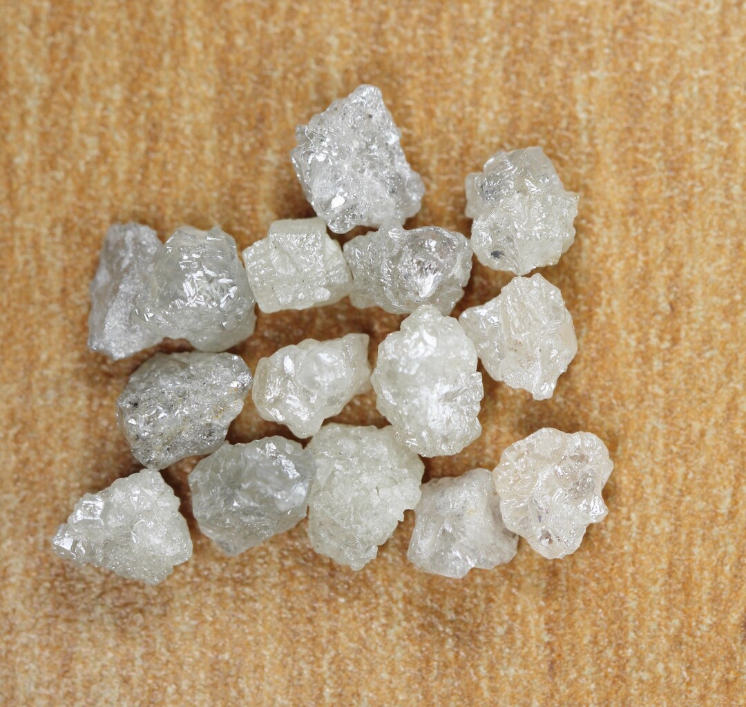 Raw Shape 6.21 CT Natural Loose Rough Uncut Diamond Grey Raw Irregular Shape for ...