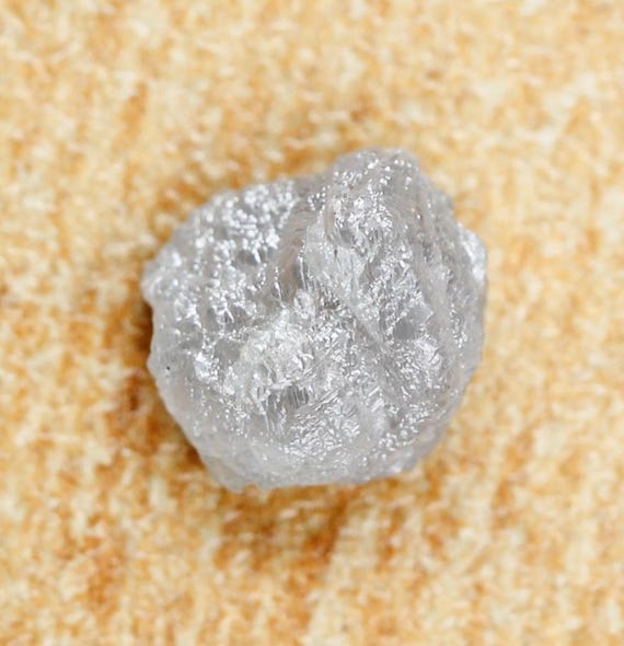 0.78 CT ダイヤモンド原石 グレーカラー 未加工 カットなし 天然ルース