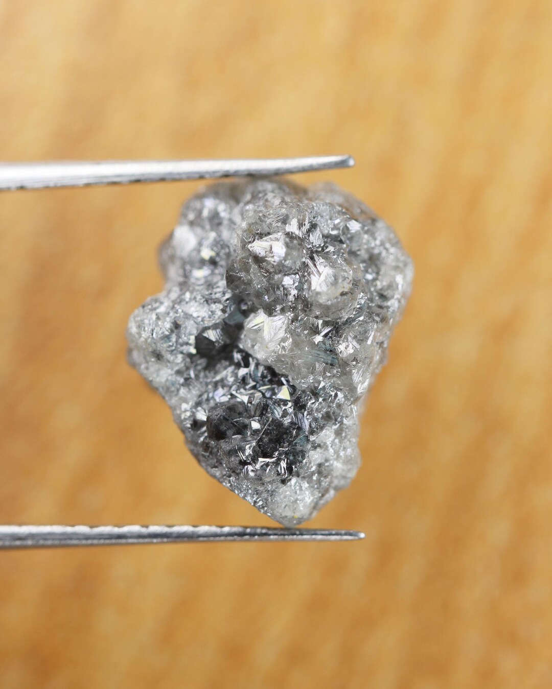 6.05 CT Natural Loose Rough Uncut Diamond Grey Color Raw Irregular ...