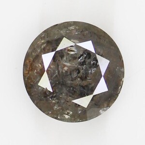0.43 CT,4.70 MM Natural Loose Salt and Pepper Grey Color Round Brilliant cut Beautiful Engagement Ring Diamond SG516