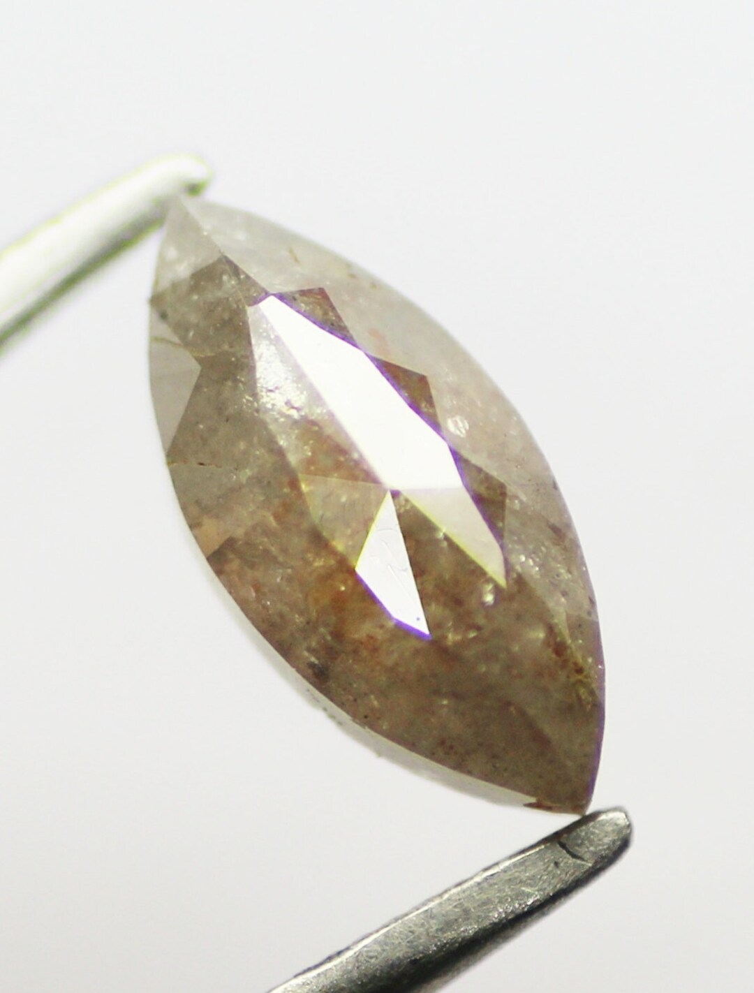 1.27 CT、9.70*4.50 MM マーキスシェイプ ブラウングレーカラー 1.27 CT、9.70*4.50 MM マーキスシェイプ ブラウングレーカラー