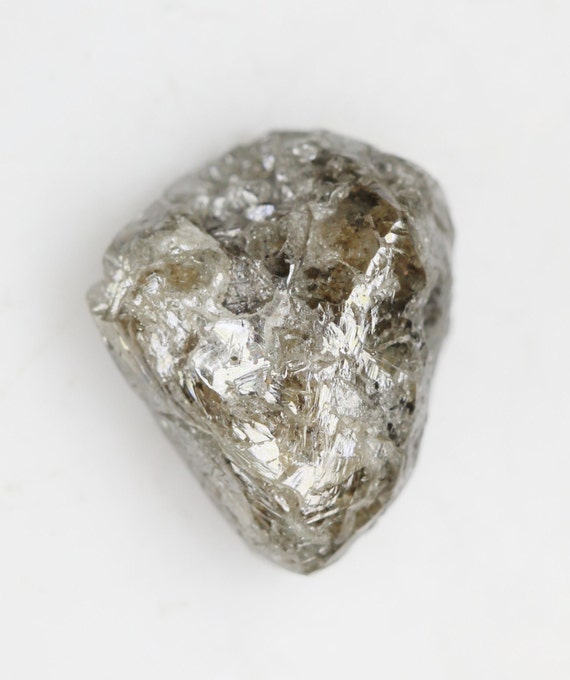 Diamant Brut Naturel 3,63 Carats Gris I3 - Pierre Non Taillée Pour Collection Ou Création