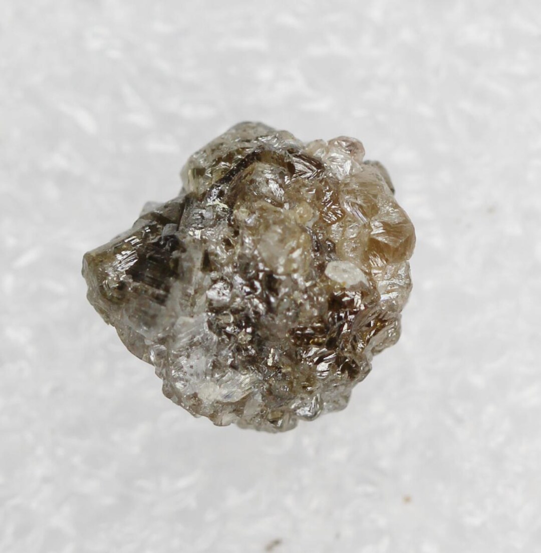 1.40 CT Brown Color Natural Irregular Shape African Loose Rough Diamond ...