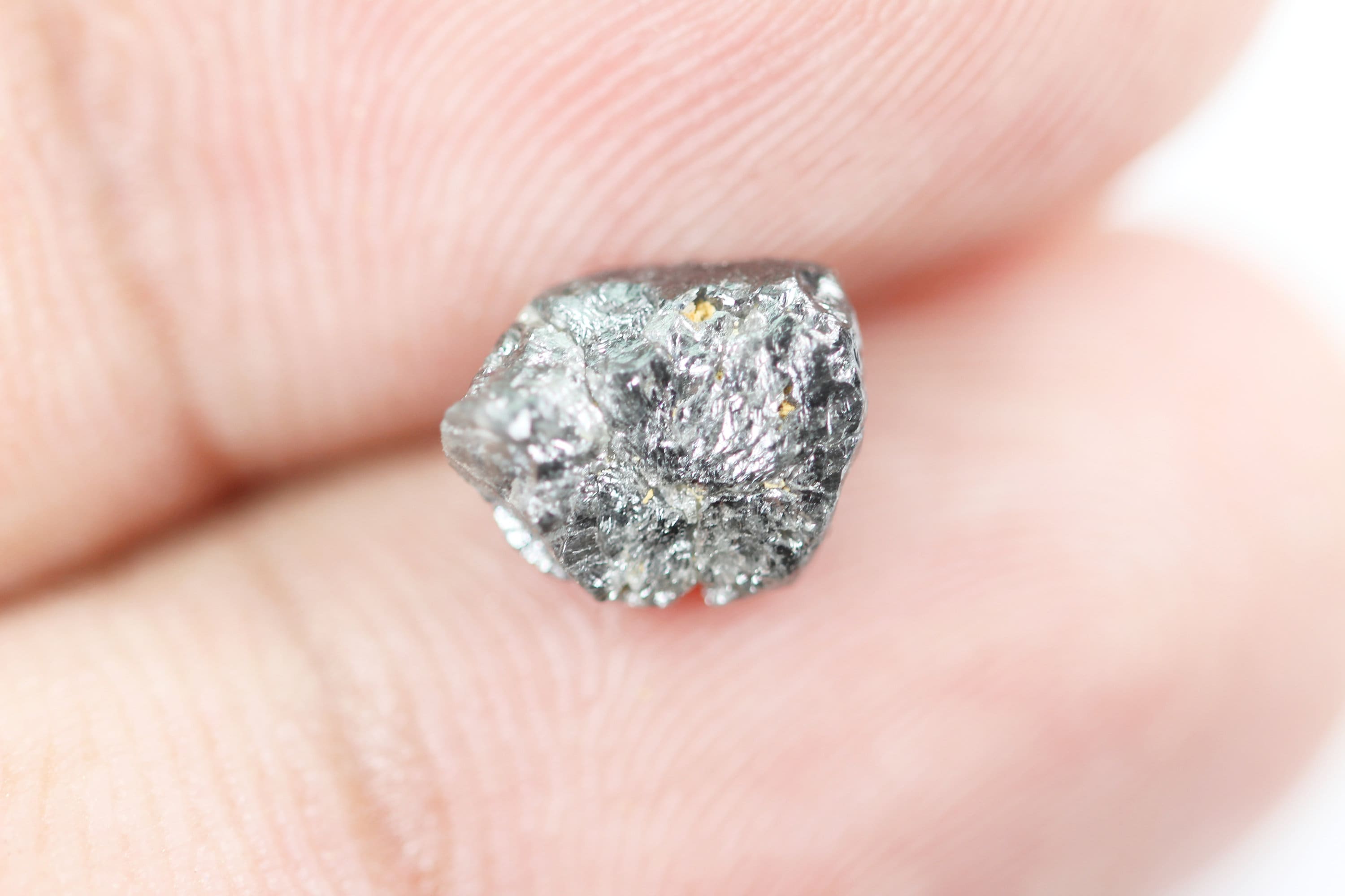 2.89 Ct, 9.0 X 7.1 X 5.3 MM, Natural Loose Rough Diamond Black