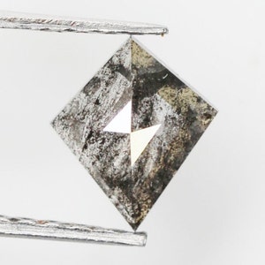 Natural Loose Diamond, Salt and Pepper kite diamond, Black color kite Shape Diamond SG4028