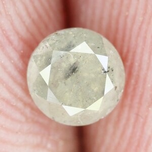 0.61 CT 4.7 MM Natural Loose Diamond Round Brilliant cut Diamond Grey Color For Alternative Engagement Ring Promise Gift Jewelry SG4134