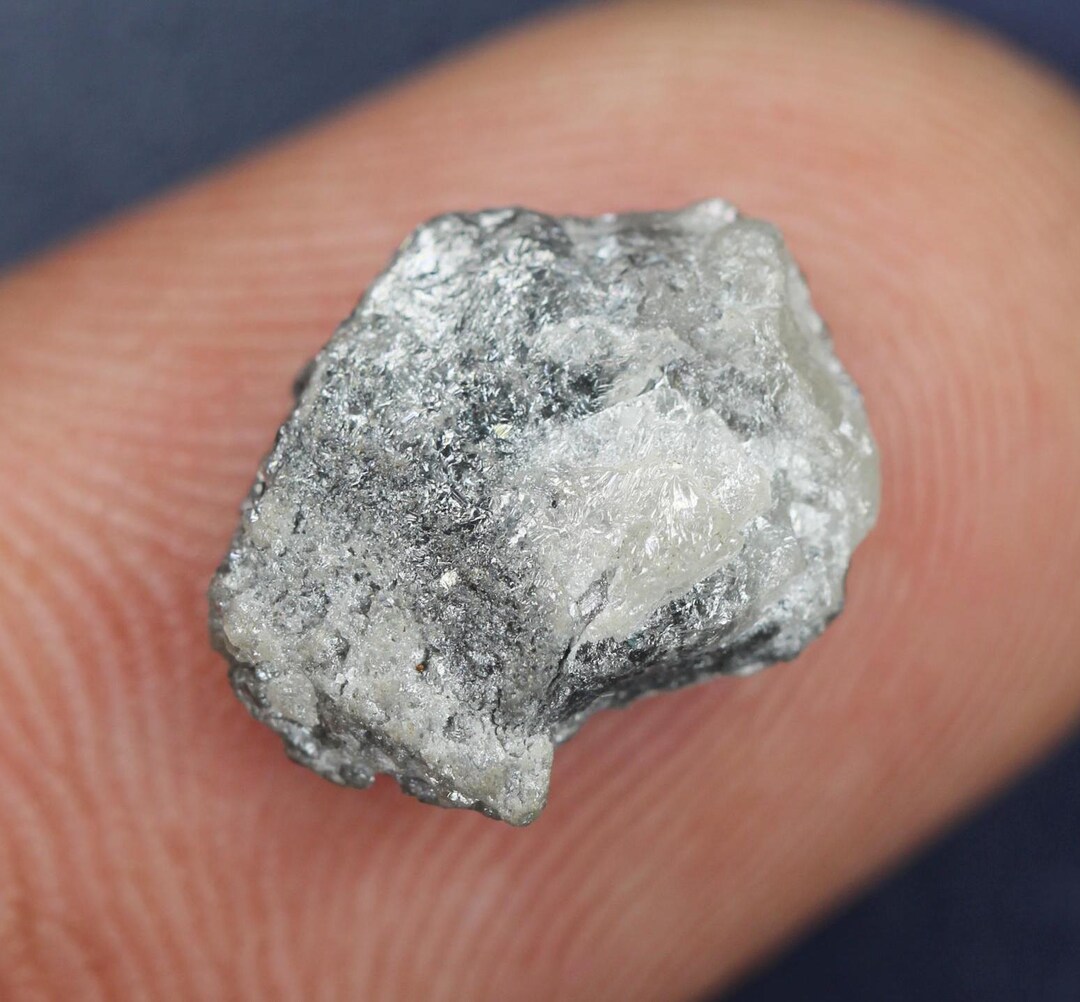 4.64 CT Natural Loose Rough Uncut Diamond Grey Color Raw Irregular ...