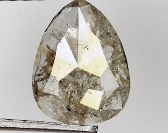 0.60 CT 天然ルースダイヤモンド、ペアカットダイヤモンド、ソルト