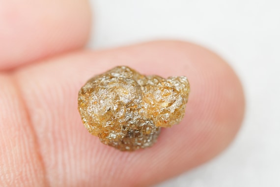 5.67 Carat 13.2 X 10.1 MM Raw Rough Uncut Diamond Brown