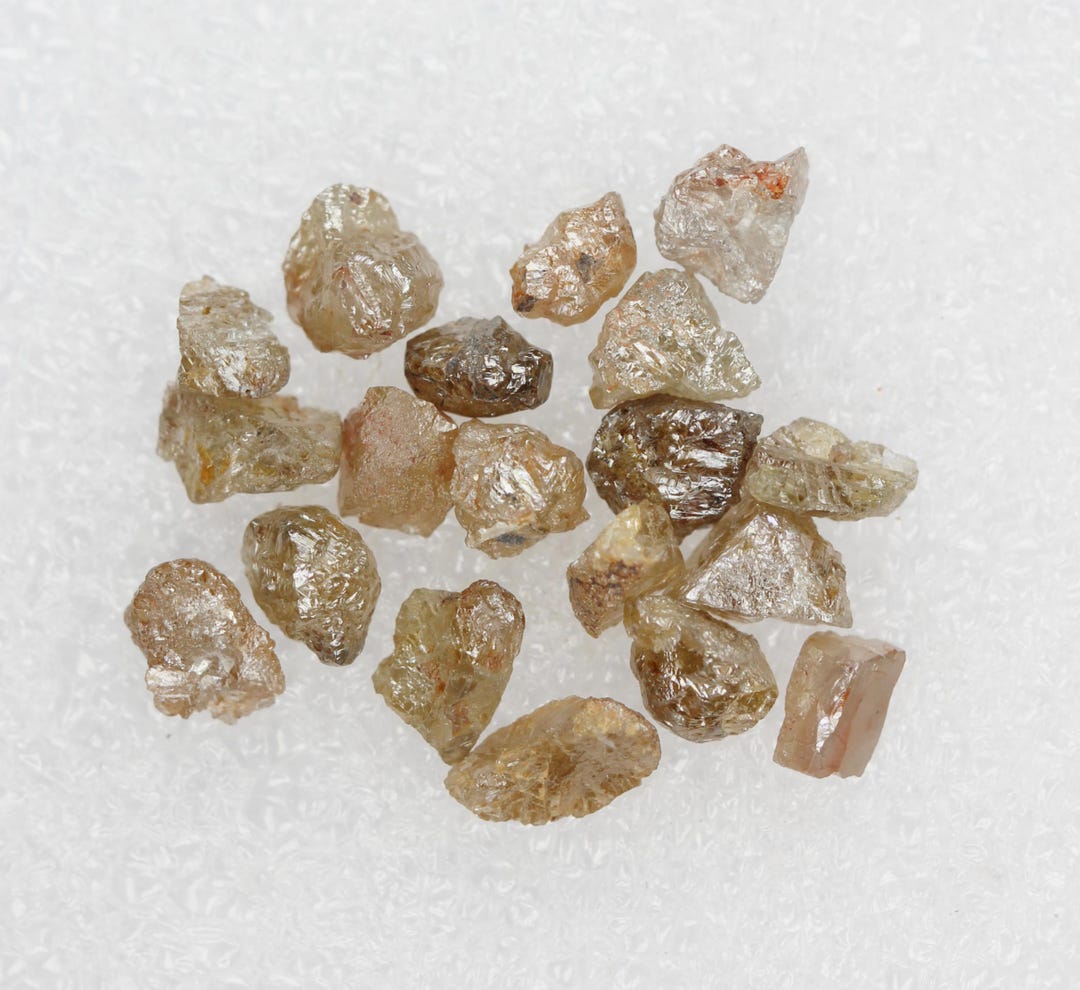 5.56 CT Natural Loose Rough Uncut Diamond Brown Raw Irregular Shape for ...