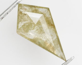Salz und Pfeffer Diamant Grünlich Grau Kite Form Diamant Natur Lose Diamant 0,64 ct SG4153