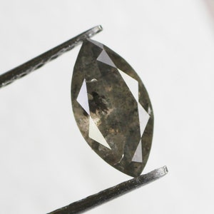 0,49 CT, 7,60 * 4,00 MM Marquise Form Salz und Pfeffer Farbe natürliche lose schöne Diamant für Schmuck, Fancy Diamant, SG2001