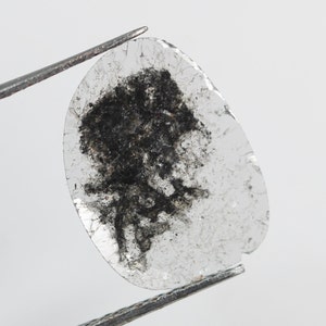 1.01 Ct Natural Loose Diamond, Slice Diamond, Salt And Pepper Diamond, Black Gray Diamond, Polki Diamond, Irregular Diamond AP016
